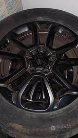 cerchi lega nero opaco Fiat 500x Raggio 16"