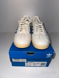 Adidas Gazelle Ivory / blue NUOVE con scatola T39