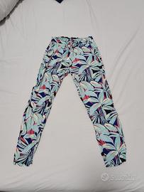 Pantaloni fantasia floreale