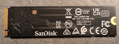 SSD NVMe M.2 512GB SanDisk PC SN5000S - PCIe Gen4 