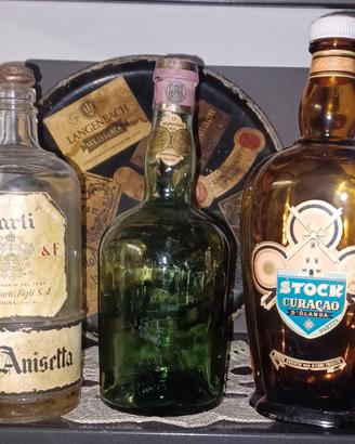 3 RARE BOTTIGLIE VUOTE SARTI - STOCK - IGNOTA