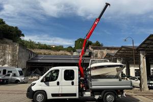 FIAT Ducato 140CV DOPPIA CABINA GRU E CASSONE FI