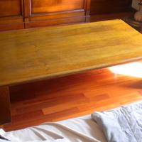 Tavolino in noce massello, stile design