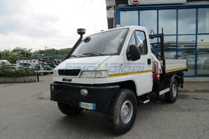 SCAM 55 4X4 CASSONE RIBALTABILE + GRU