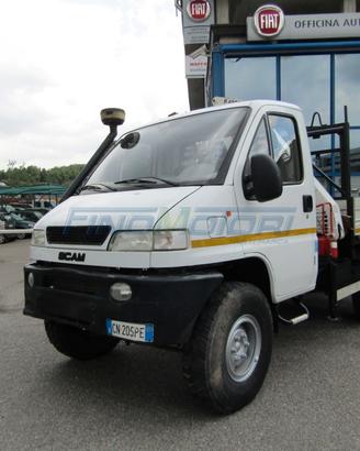 SCAM 55 4X4 CASSONE RIBALTABILE + GRU