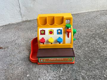 Fisher Price cash register gioco vintage