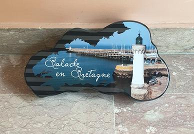 Scatola in Latta Vuota Biscotti Bretagna Vintage