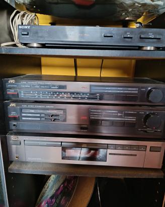 Stereo Hi fi JVC anni 80 perfettamente funzionante