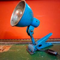 Lampada clamp industriale anni '50