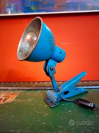 Lampada clamp industriale anni '50