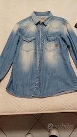 camicia jeans come da foto