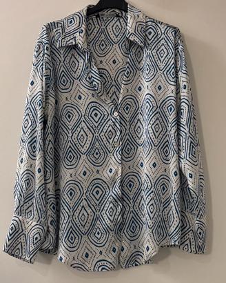 Camicia Zara fantasia geometrica Tg M