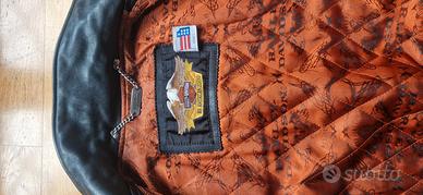Giacca moto Harley Davidson vera pelle