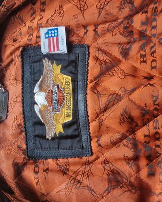 Giacca moto Harley Davidson vera pelle