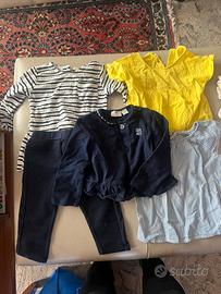 Set abbigliamento bambina 1 anno