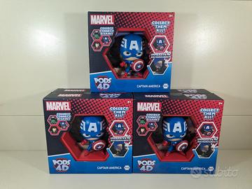 Lotto 5x Pods 4D Marvel Captain America #455