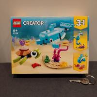 Lego Creator 3in1 31128 Delfino e tartaruga, nuovo