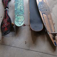 skateboard vari modelli