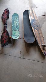 skateboard vari modelli