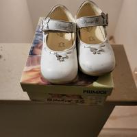 Scarpe bambina misura 25 colore bianco 