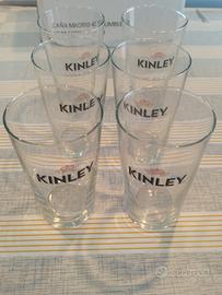 Set 6 Bicchieri Tonica Kinley, in vetro (Nuovi)