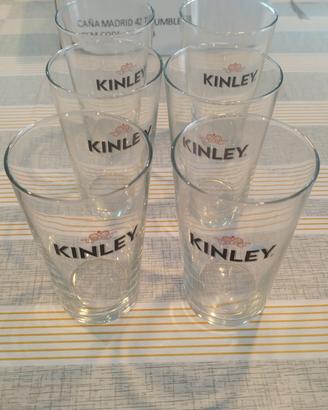 Set 6 Bicchieri Tonica Kinley, in vetro (Nuovi)