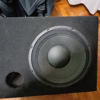 sub woofer con scatola da 30 +ampli