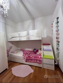 Letto a castello unisex per cameretta