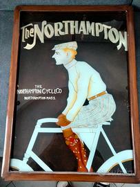 reverse glass  quadro pubblicitario antico Edward 