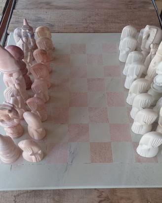scacchiera in pietra