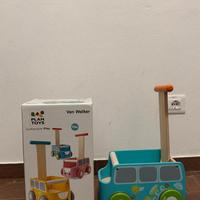 Carrellino primi passi legno Van Walker Plan Toys