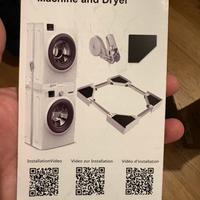 SUPPORTO PER IMPILARE LAVATRICE ED ASCIUGATRICE