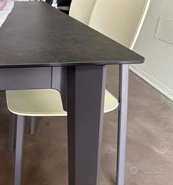 Tavolo DROP di Pointhouse 160x90x76h allung200-240