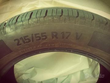 4 gomme estive 215/55 R17 V Continental 