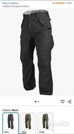 pantaloni uomo  cargo Helikon taglia M nuovi