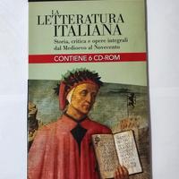 La letteratura italiana 6 CD-ROM vintage anno 2003