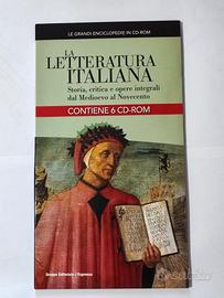 La letteratura italiana 6 CD-ROM vintage anno 2003