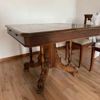 Tavolo 900  + 4 sedie velluto