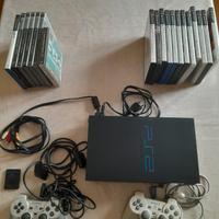 ps2 con 100 giochi 2 joypad prolunghe memoria