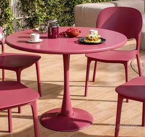 Tavolo rotondo da interno o da esterno