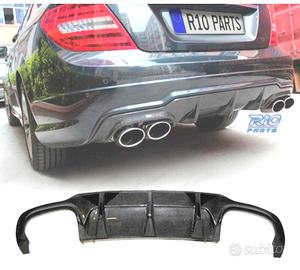 DIFFUSORE MERCEDES CLASSE C W204 C63 11-14 CARBONI
