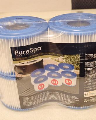 8 Cartucce Filtri originali Intex S1 Nuove PureSpa
