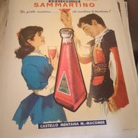 manifesto poster pubblicitario bitter Sammartino