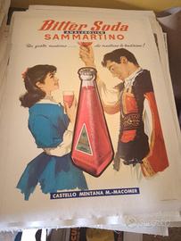 manifesto poster pubblicitario bitter Sammartino