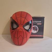 Maschera spiderman con occhi mobili