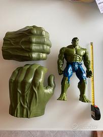 Hulk action figure 30cm e guantoni Hulk