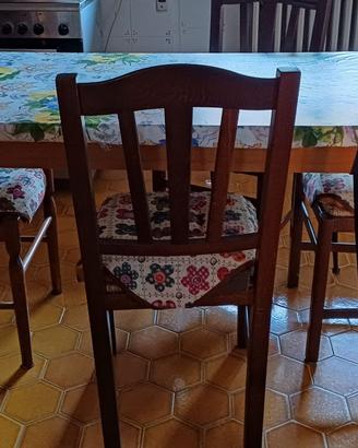TAVOLINO CUCINA ANNI 70 CON SEDIE