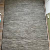 Tappeto tessitura piatta grigio