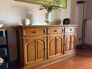 madia in legno di rovere