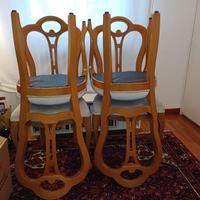 Set 4 sedie sala da pranzo